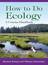 How to Do Ecology (eBook): A Concise Handbook